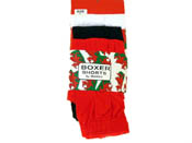 Wales Pack of 3 Boxer Shorts
